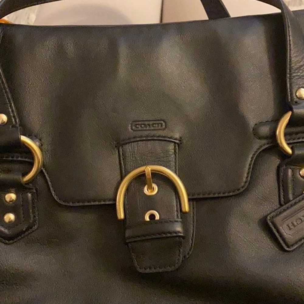 $458 Coach Campbell Eva Flap Handbag Sat - image 8