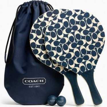 COACH Bag purse crossbody paddle ball - image 1
