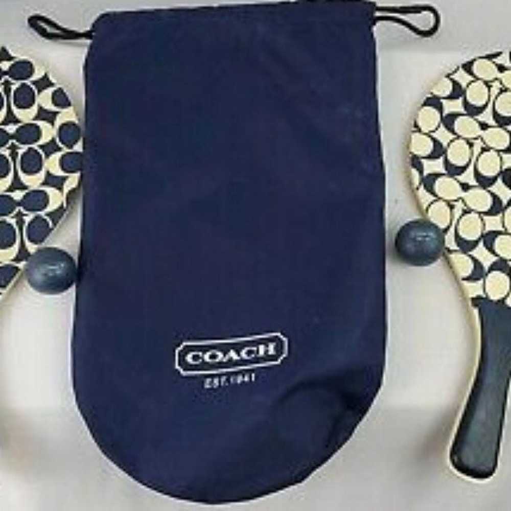 COACH Bag purse crossbody paddle ball - image 3