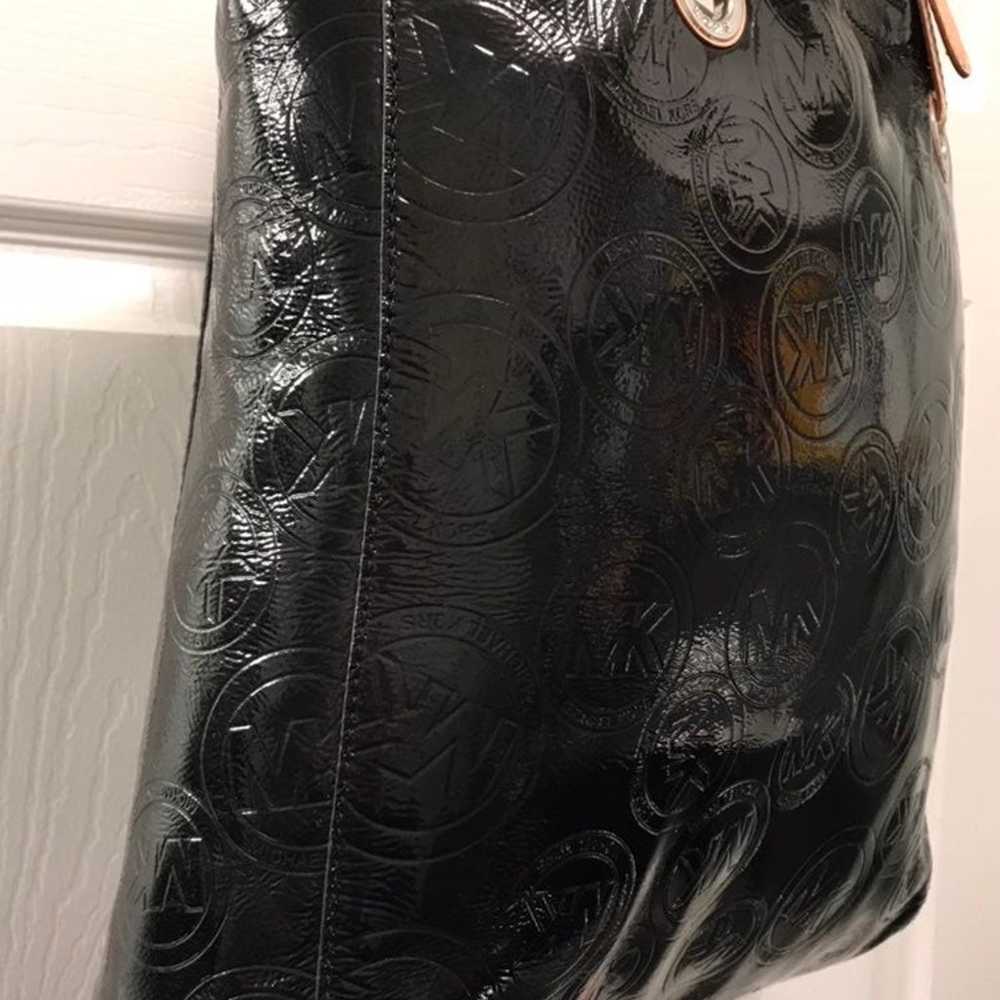 Michael Kors Black Patent Leather Tote - image 3