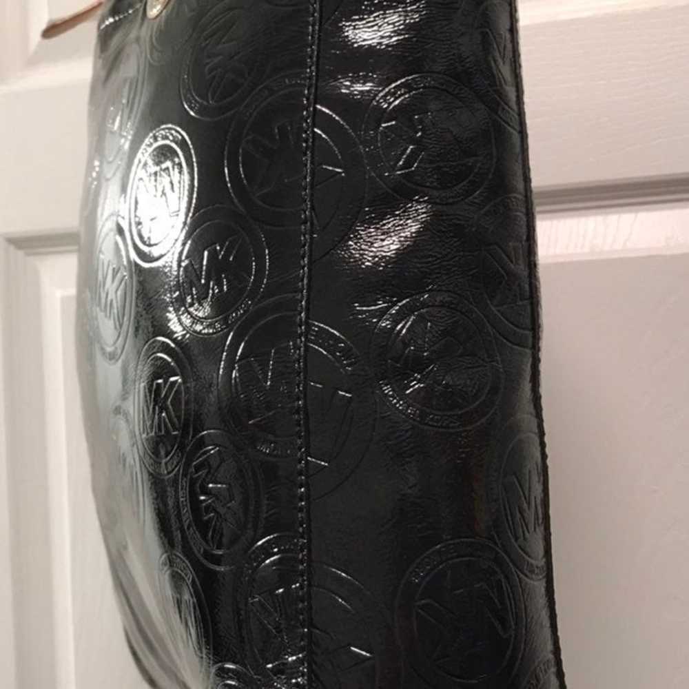 Michael Kors Black Patent Leather Tote - image 4