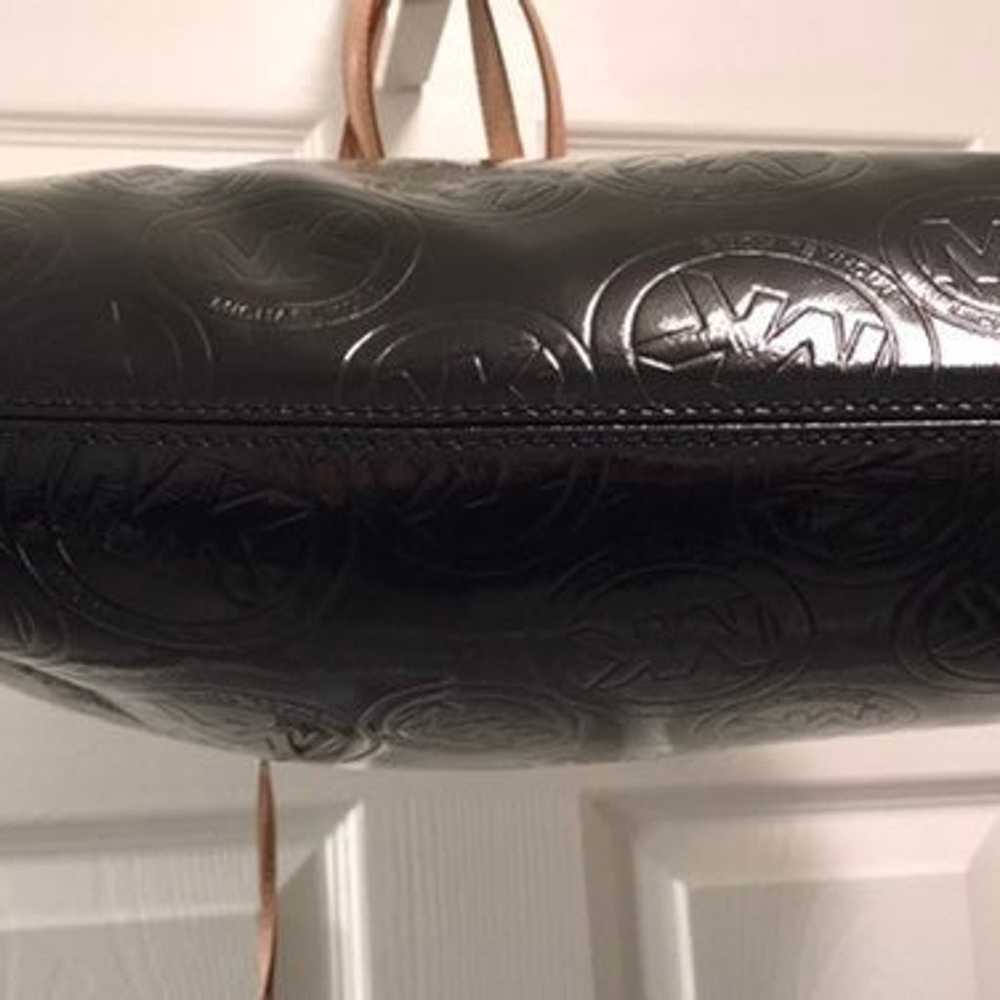 Michael Kors Black Patent Leather Tote - image 5