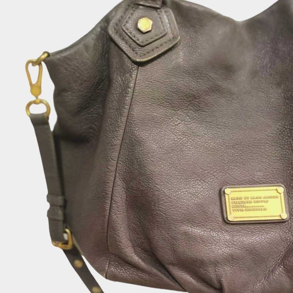 Marc Jacobs Tote Shoulder Bag Leather Magnetic Cl… - image 8