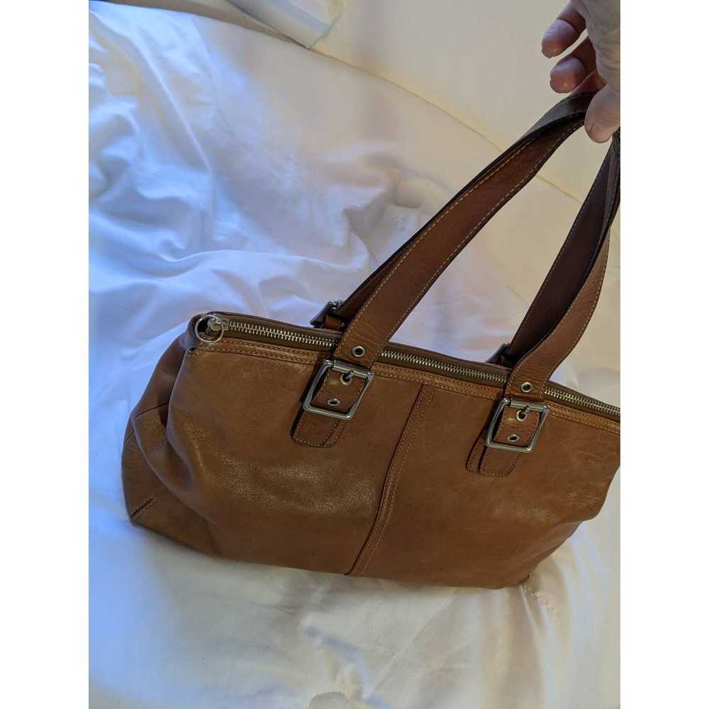 VINTAGE AUTHENTIC COLLECTOR COACH BAG/PURSE IN TA… - image 3