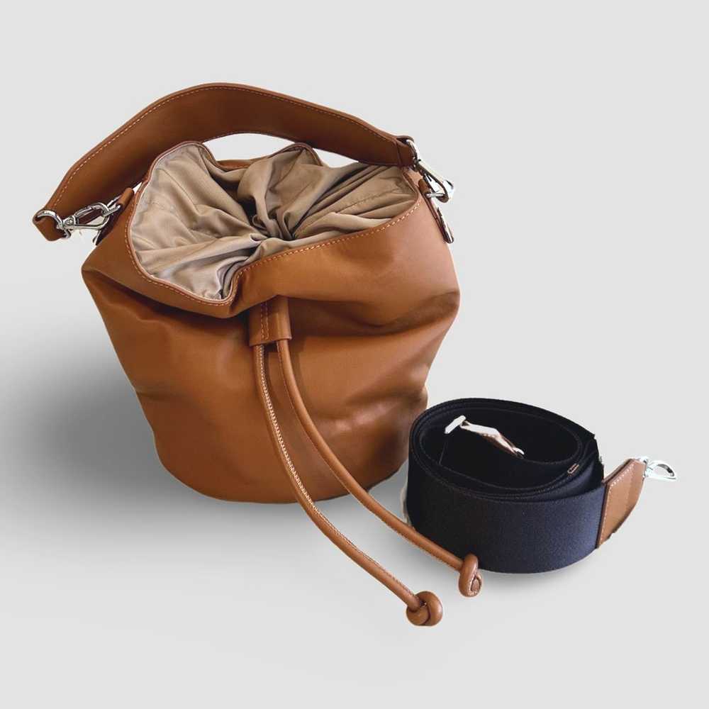 COS Tobacco Leather Bucket Bag (Retail $225) - image 1