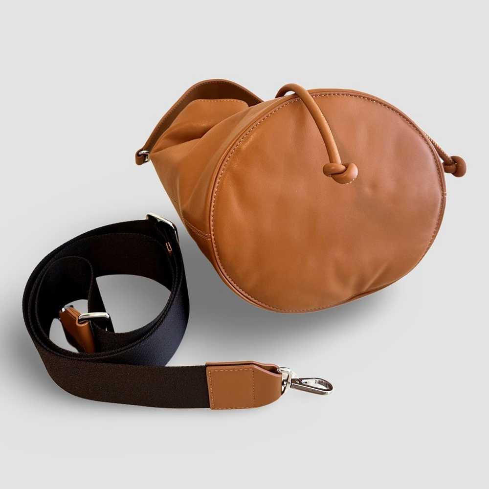 COS Tobacco Leather Bucket Bag (Retail $225) - image 3