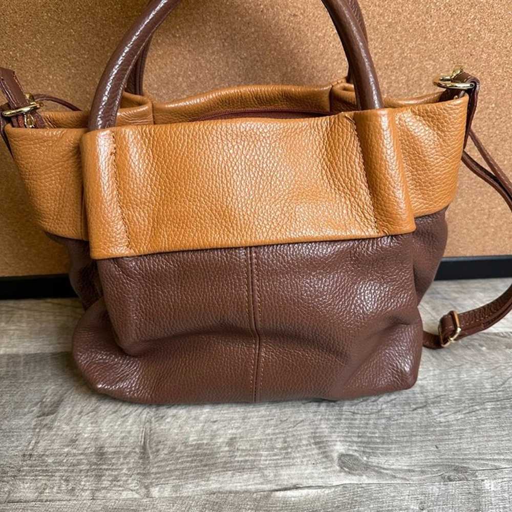 Persaman New York Grain Leather Midsize Purse in … - image 3