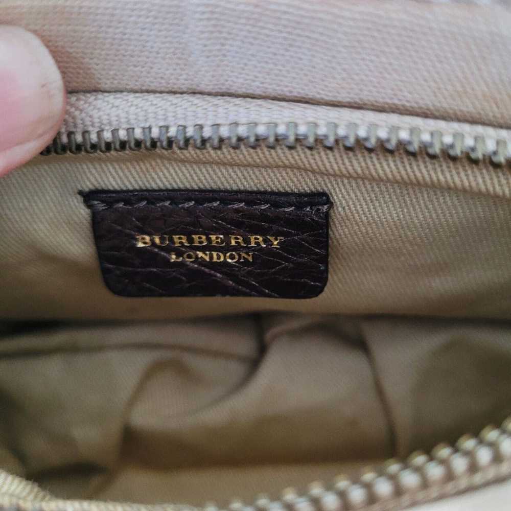 Burberry Vintage Canvas Cosmetic Toiletry Bag Bei… - image 9