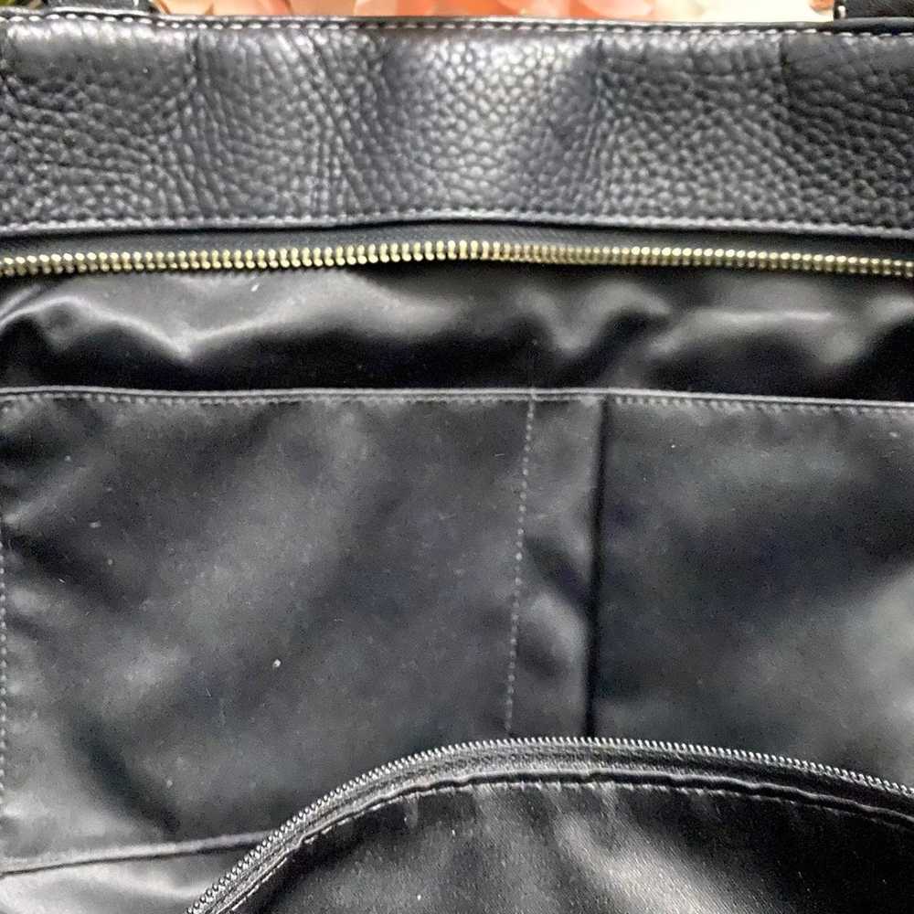 Coach Large Pebble Leather Handbag - image 7