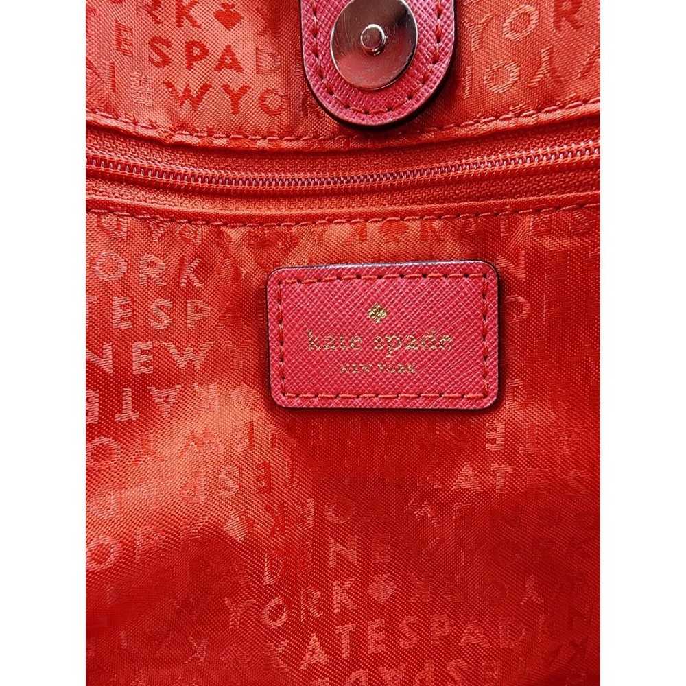 Kate Spade Evangeline Leather Satchel Bag Crossba… - image 11