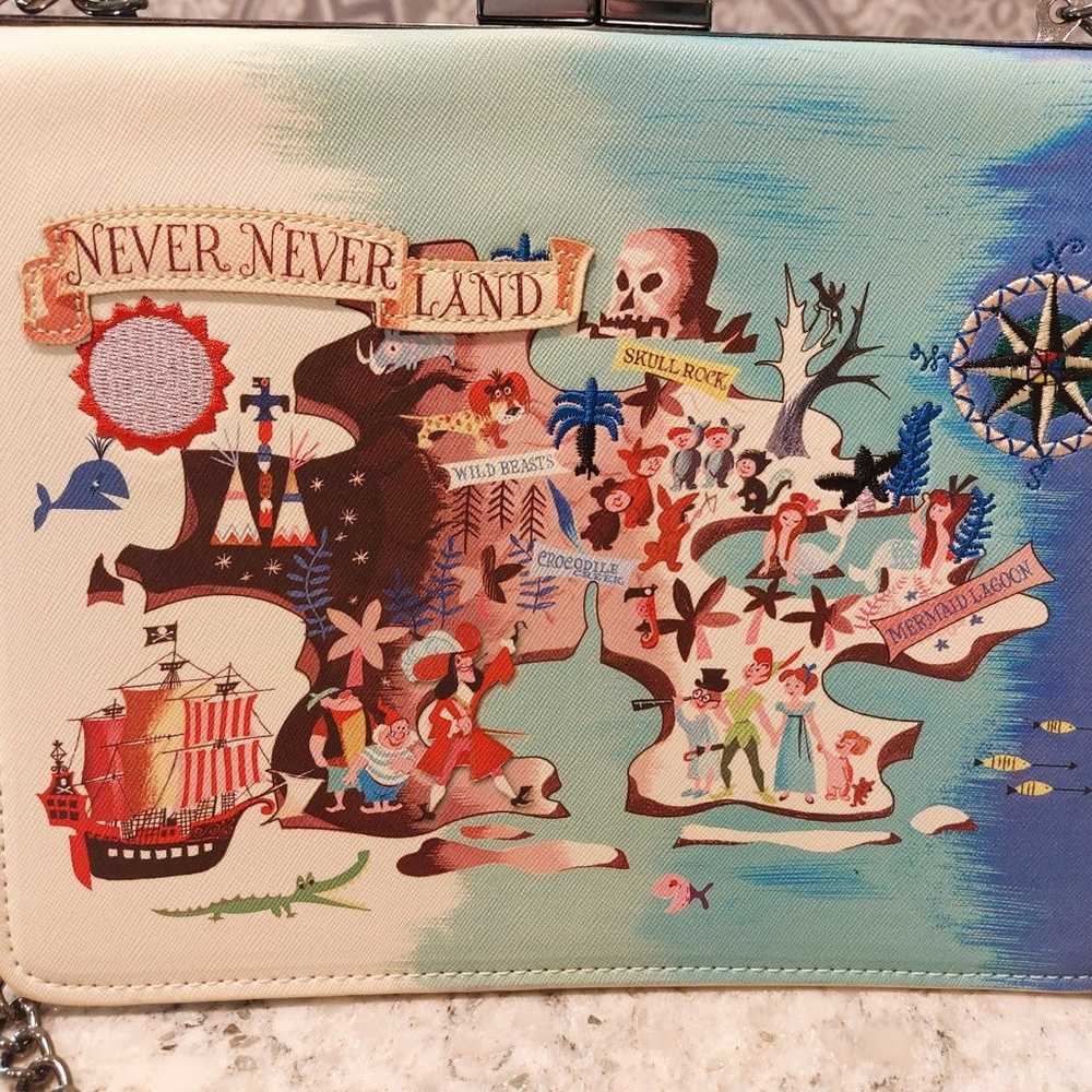 Loungefly Heart Logo Neverland Peter Pan crossbod… - image 2