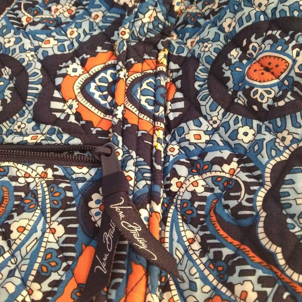 Vera Bradley lot of 2 quilted paisley tote & oran… - image 9