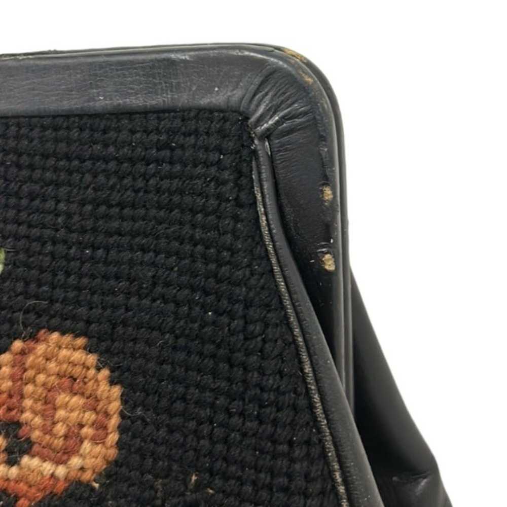 Vintage Christine Custom Shoulder Bag Needlepoint… - image 6