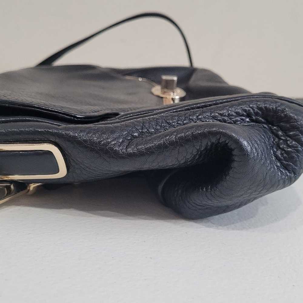 COACH Handbag Crossbody Satchel Black Madison Sad… - image 3