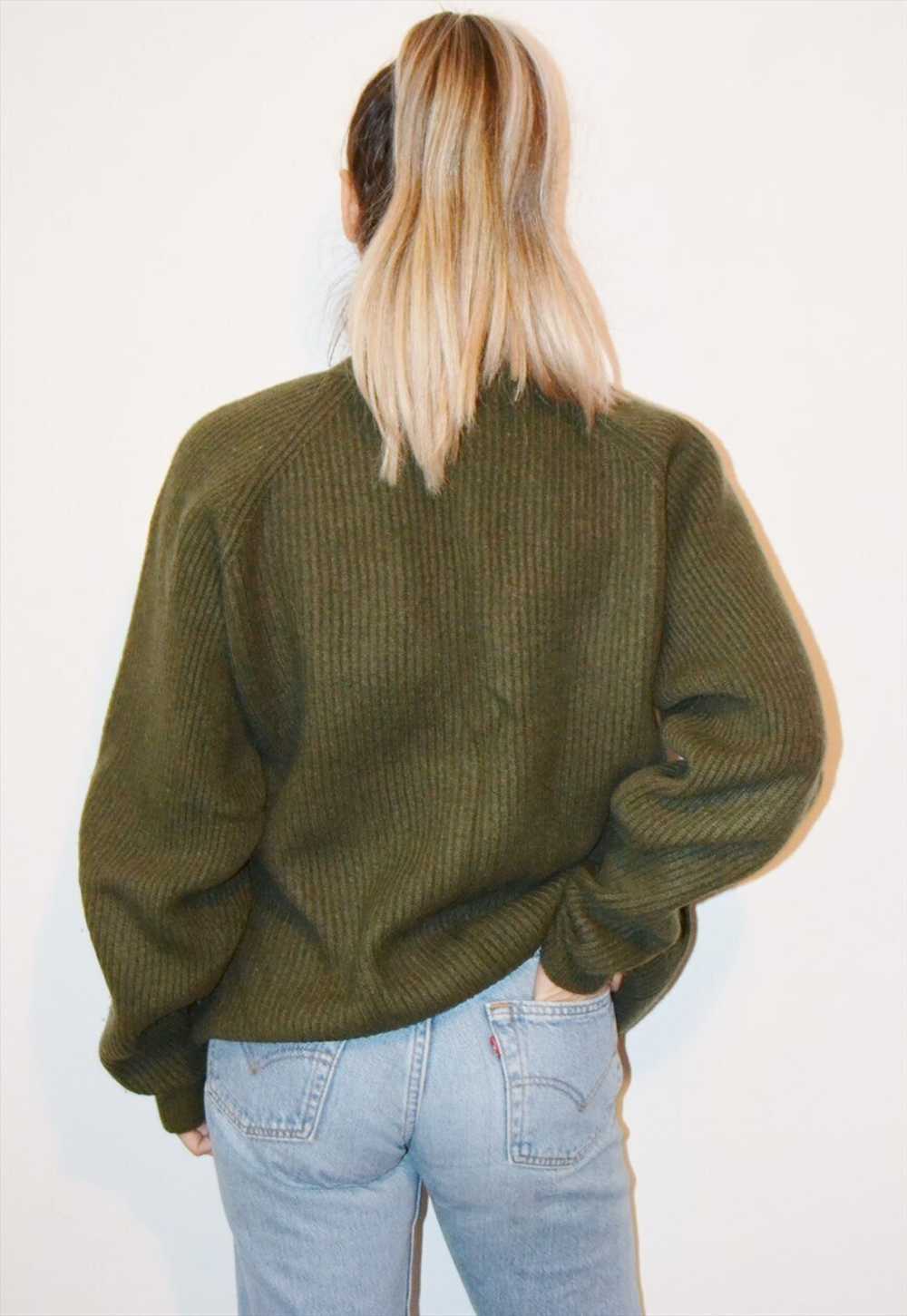 Vintage 90s KAPPA Embroidered Knit Sweatshirt Car… - image 4