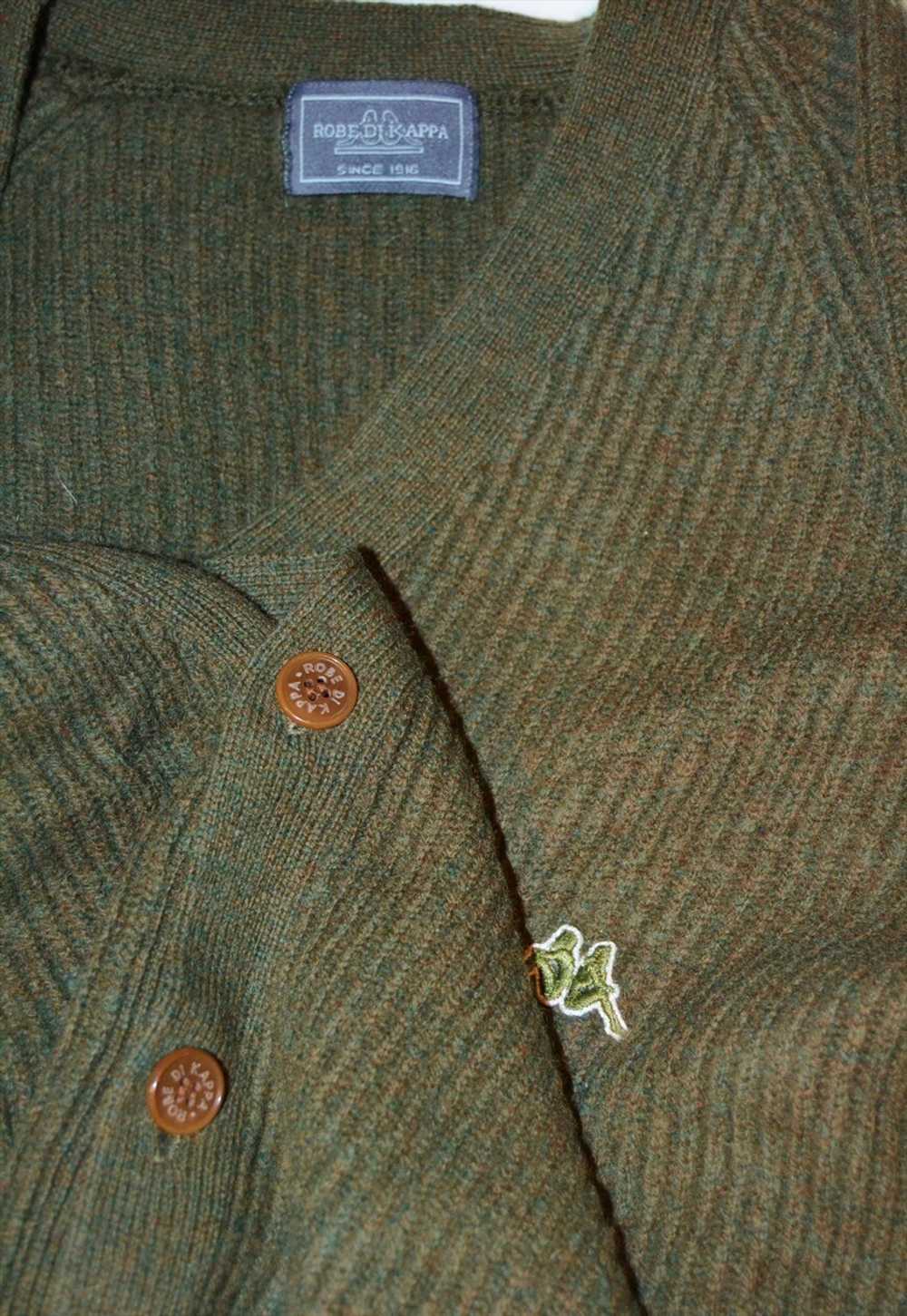Vintage 90s KAPPA Embroidered Knit Sweatshirt Car… - image 5