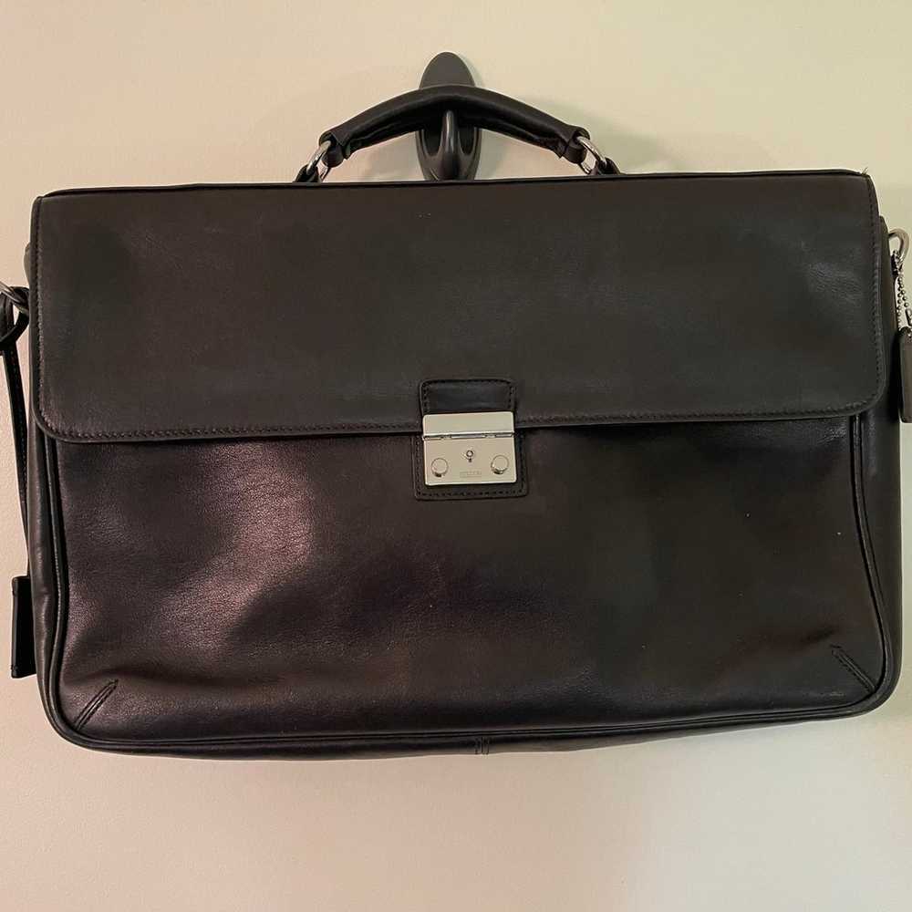 Coach designer laptop/tablet briefcase - image 2