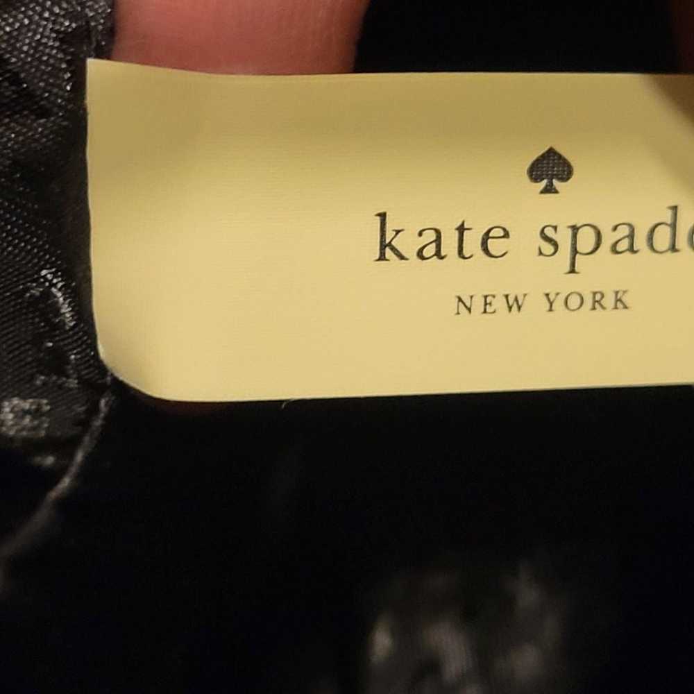 NWOT Kate Spade Ari Laurel Way Black Saffiano Lea… - image 12