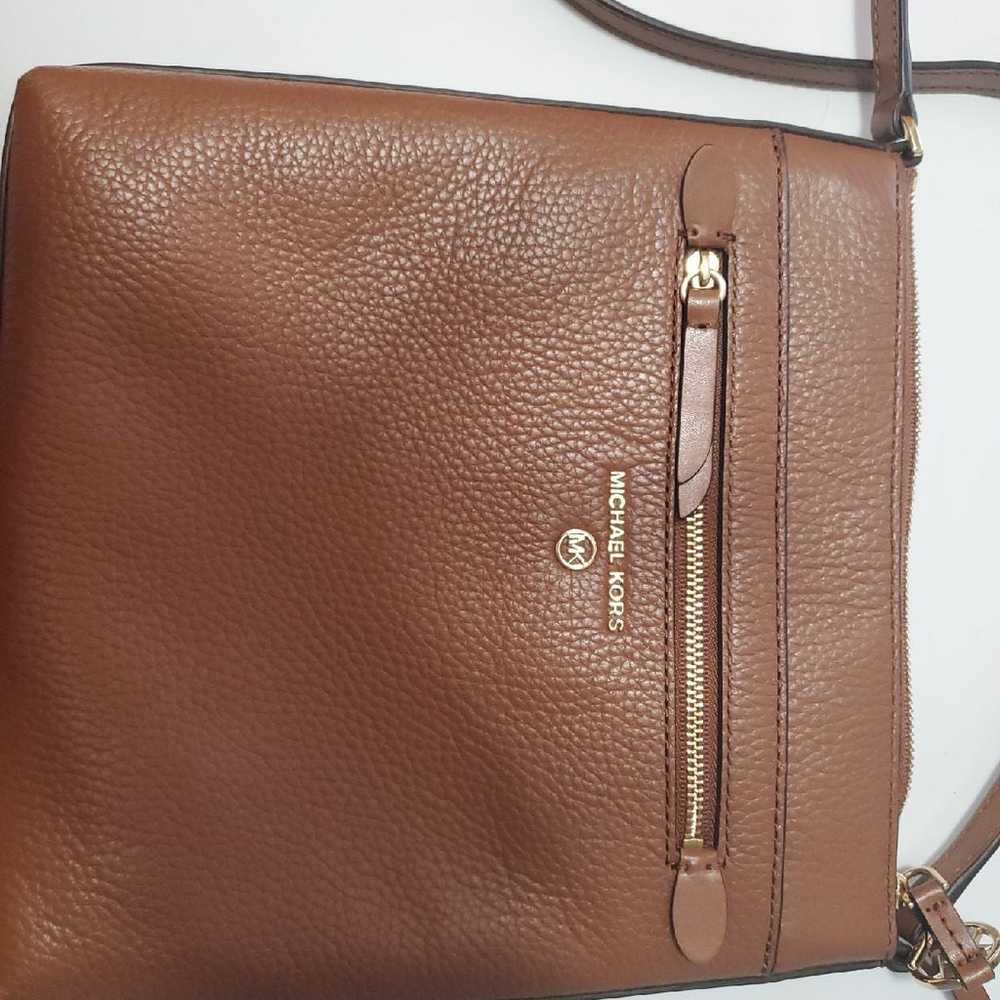 Michael Kors Acorn Leather Crossbody Bag - image 12