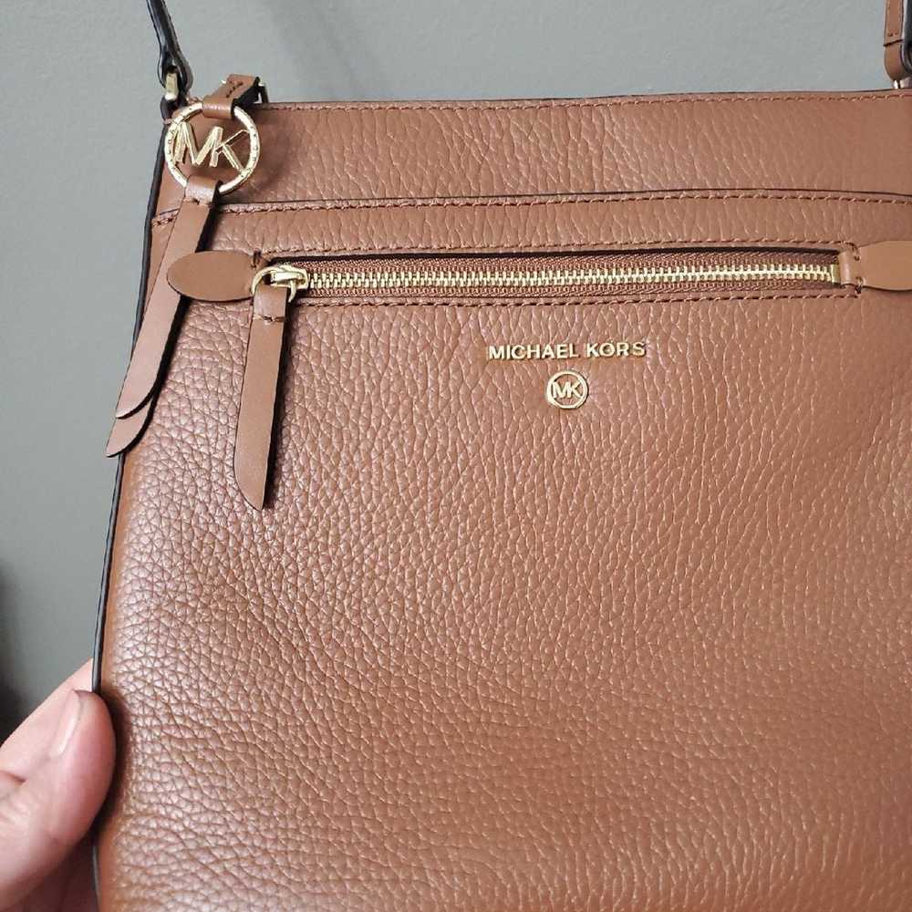 Michael Kors Acorn Leather Crossbody Bag - image 4