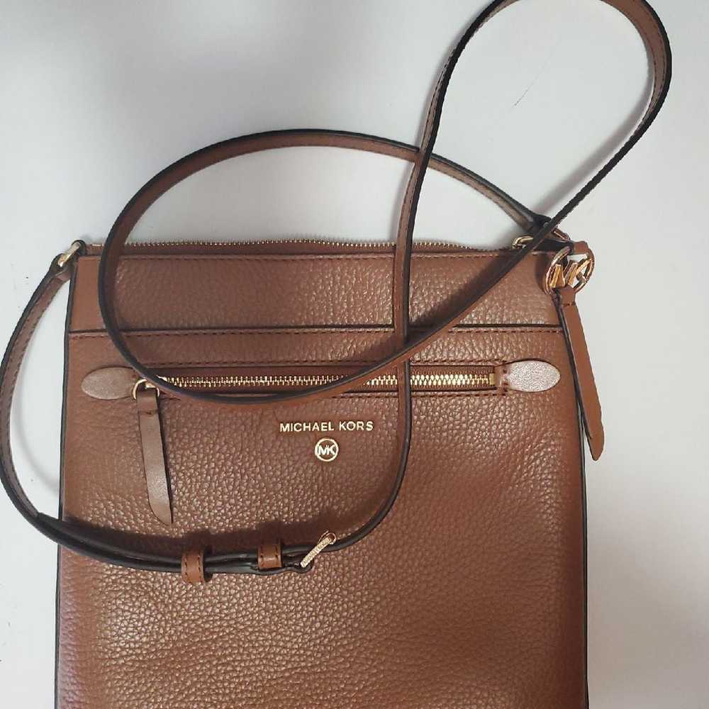 Michael Kors Acorn Leather Crossbody Bag - image 8