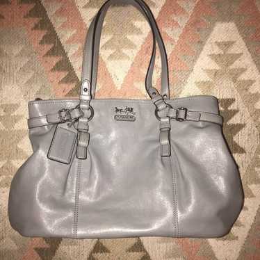 Small Coach shoulder bag. Black and grey. great condition.