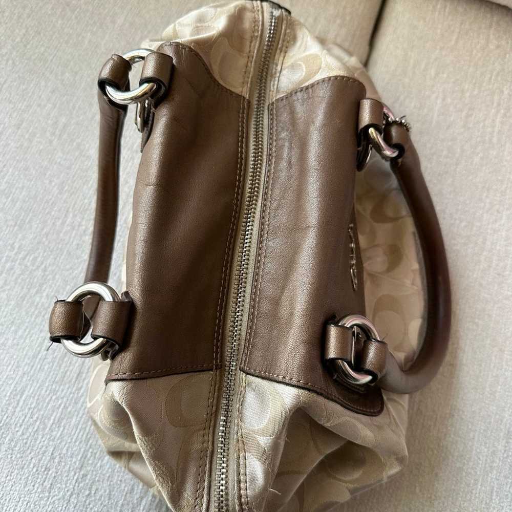 Vintage coach brown bag - image 5