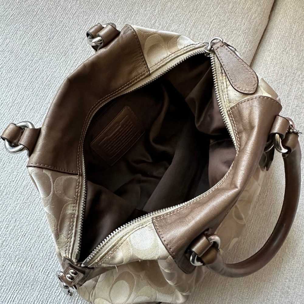 Vintage coach brown bag - image 6