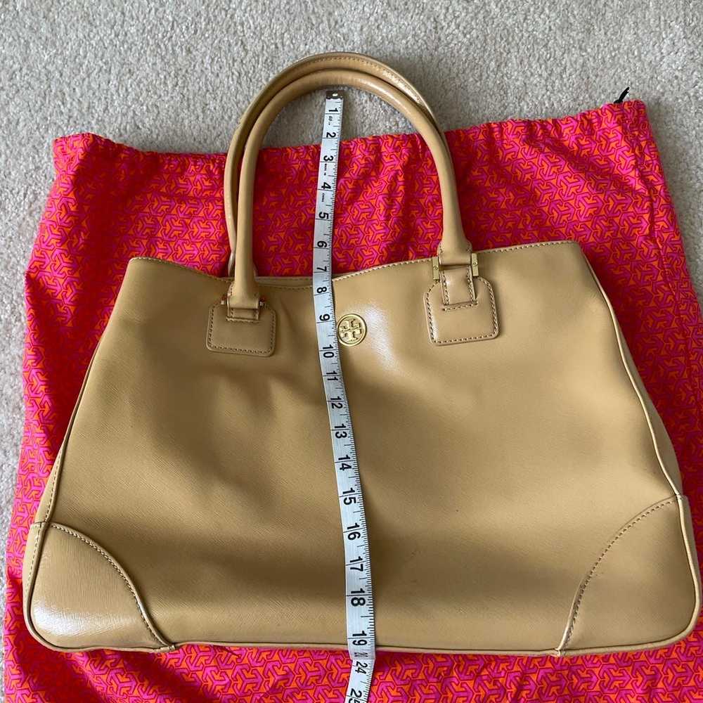 Tory Burch Robinson Patent Leather Tote Bag - image 8