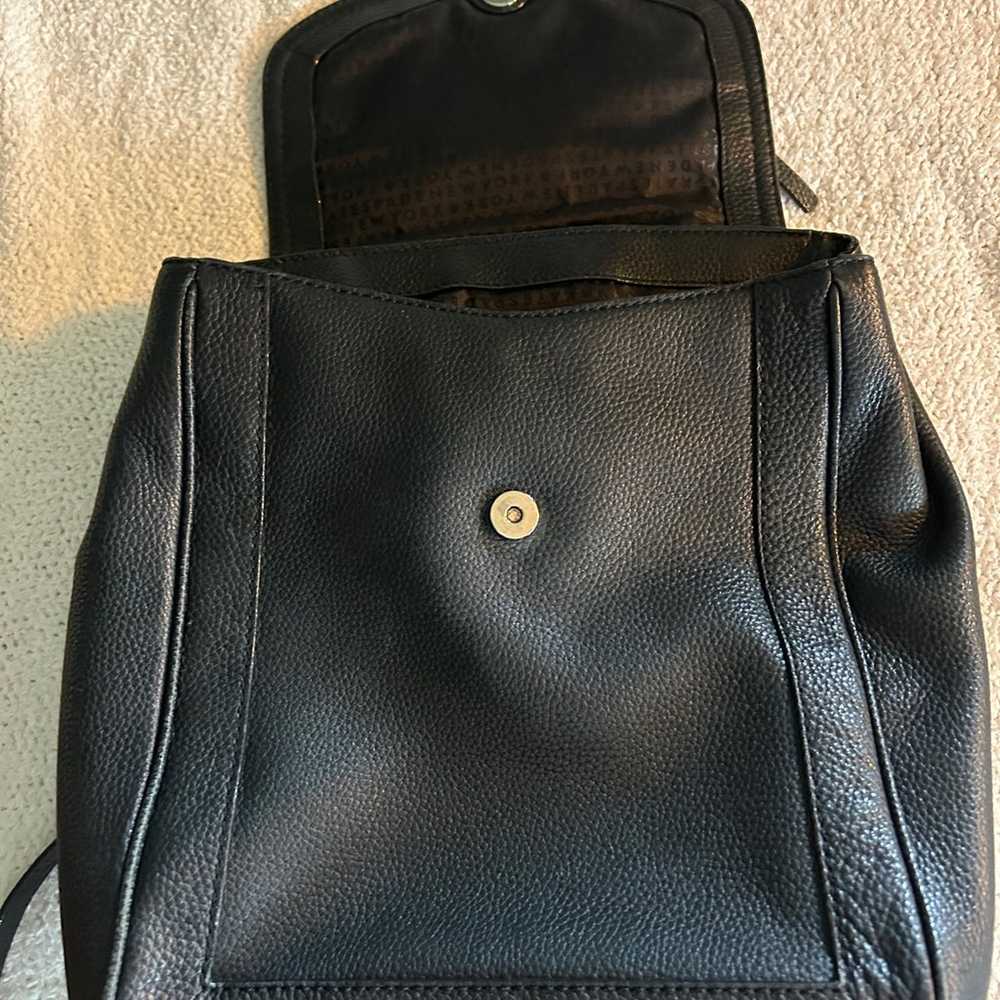 Kate Spade black leather backpack - image 3
