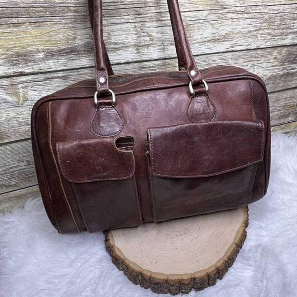 Leaders in Leather Brown Genuine Leather Purse To… - image 12