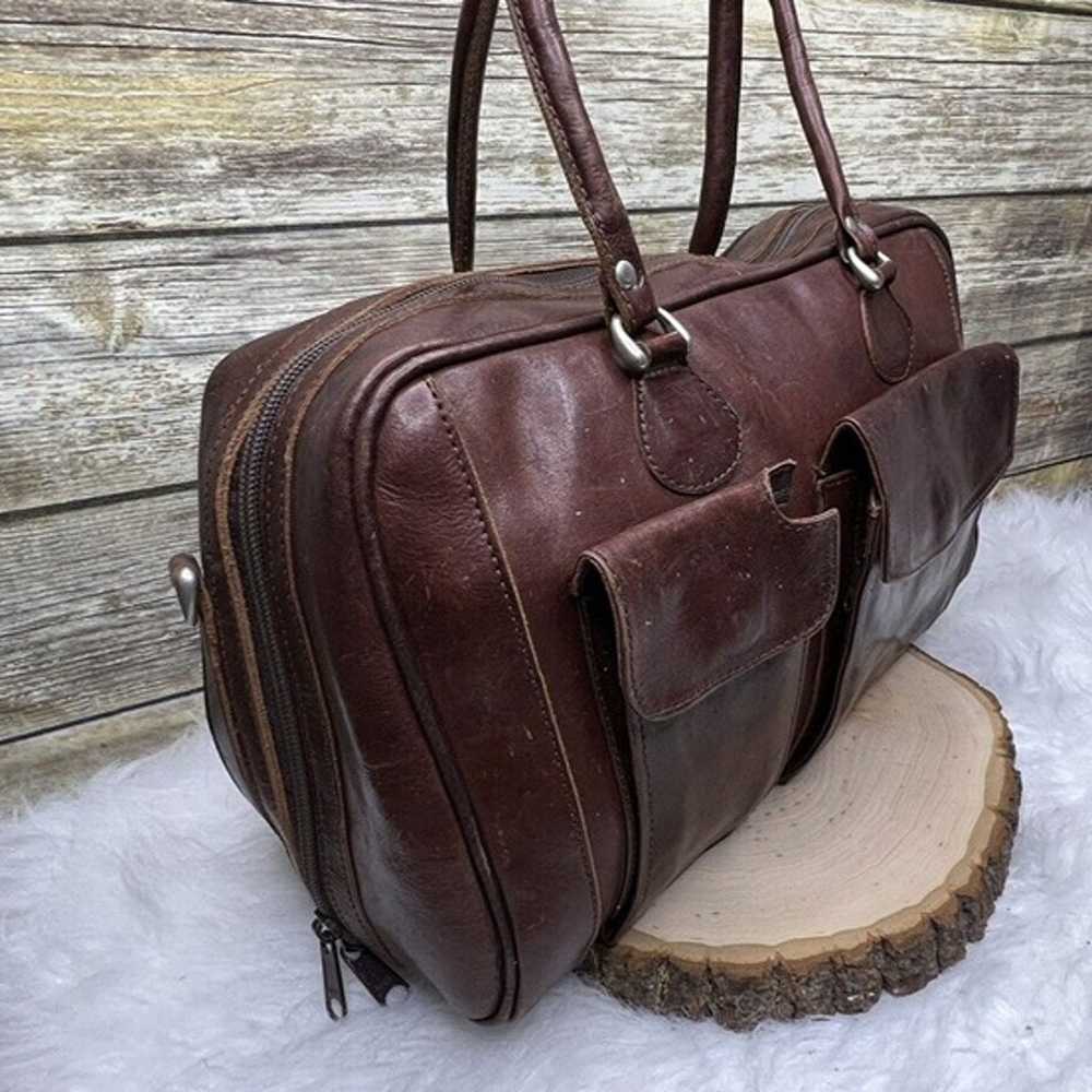 Leaders in Leather Brown Genuine Leather Purse To… - image 2