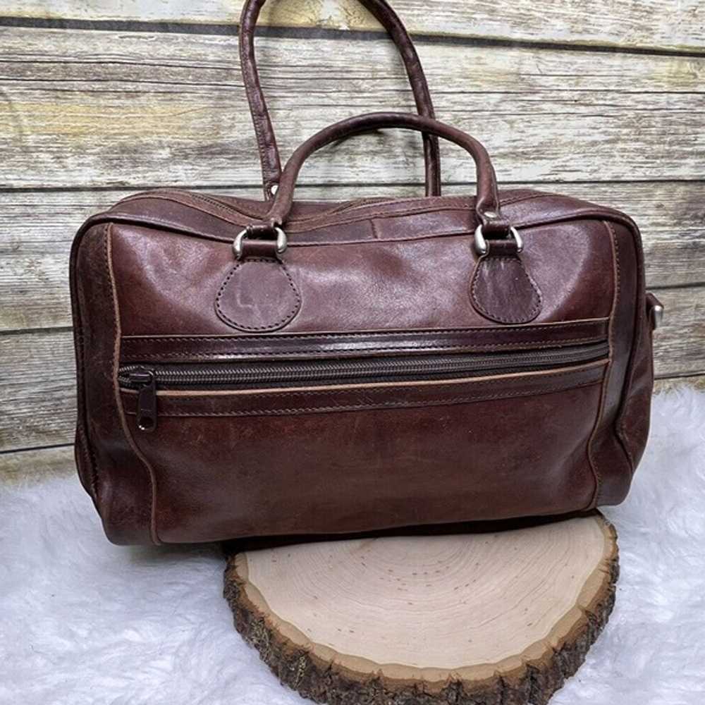 Leaders in Leather Brown Genuine Leather Purse To… - image 5