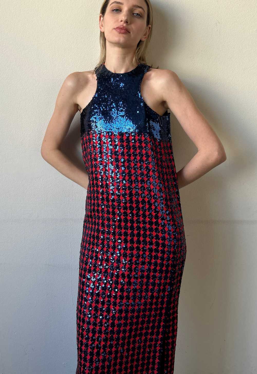 geoffrey beene 1960s sequin column dress - image 2