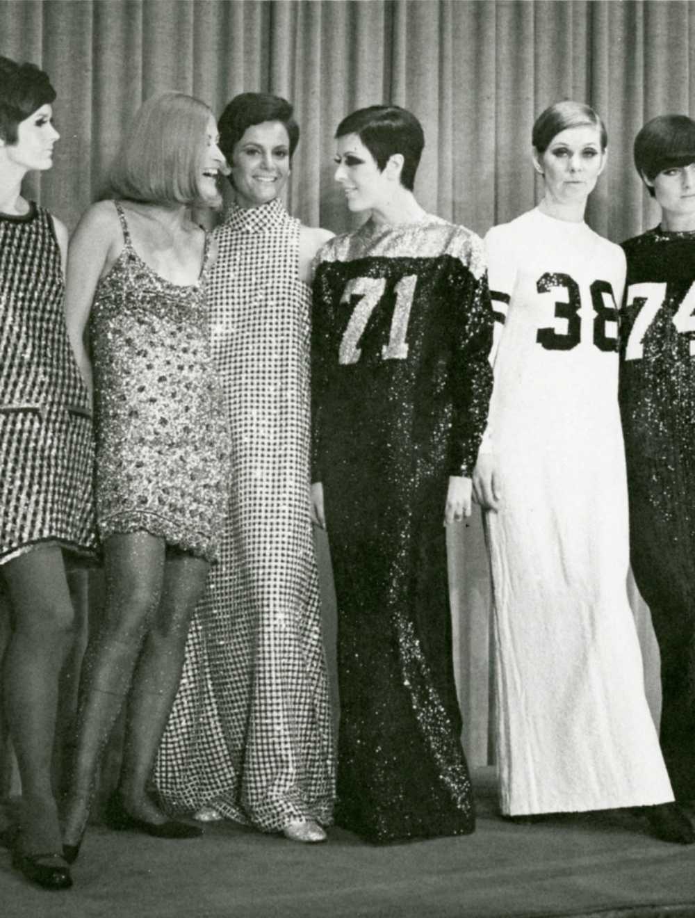 geoffrey beene 1960s sequin column dress - image 7