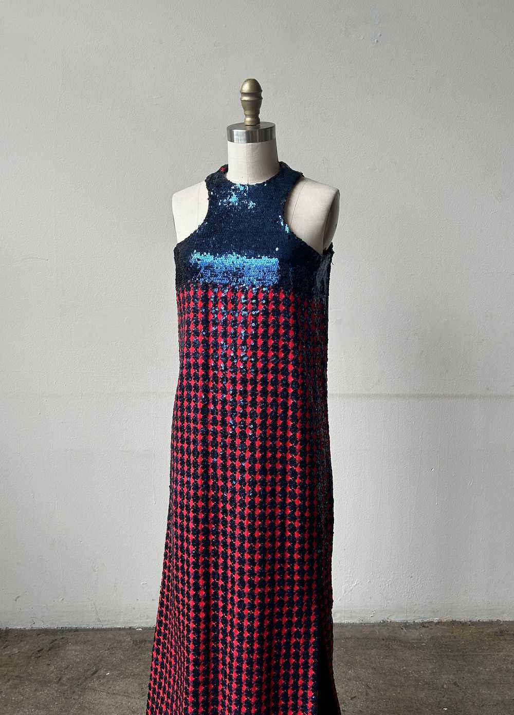 geoffrey beene 1960s sequin column dress - image 8
