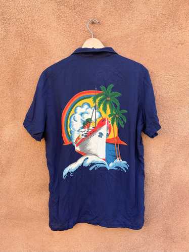 Rare 1980's Ocean Pacific Sunwear Cruise Ship Shor