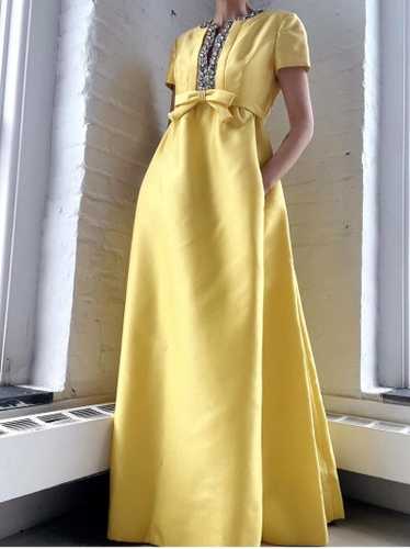 60s sunshine silk Malcom Starr dress