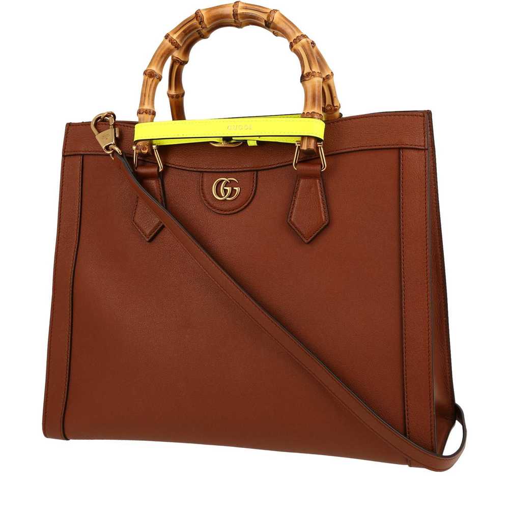 Gucci Diana medium model handbag in brown leather… - image 1