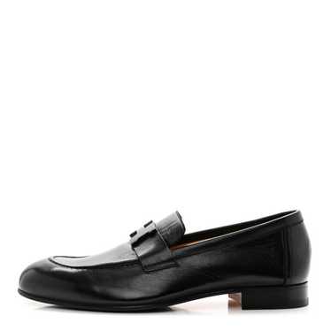 Hermes Hot Loafer Noir Calfskin Leather