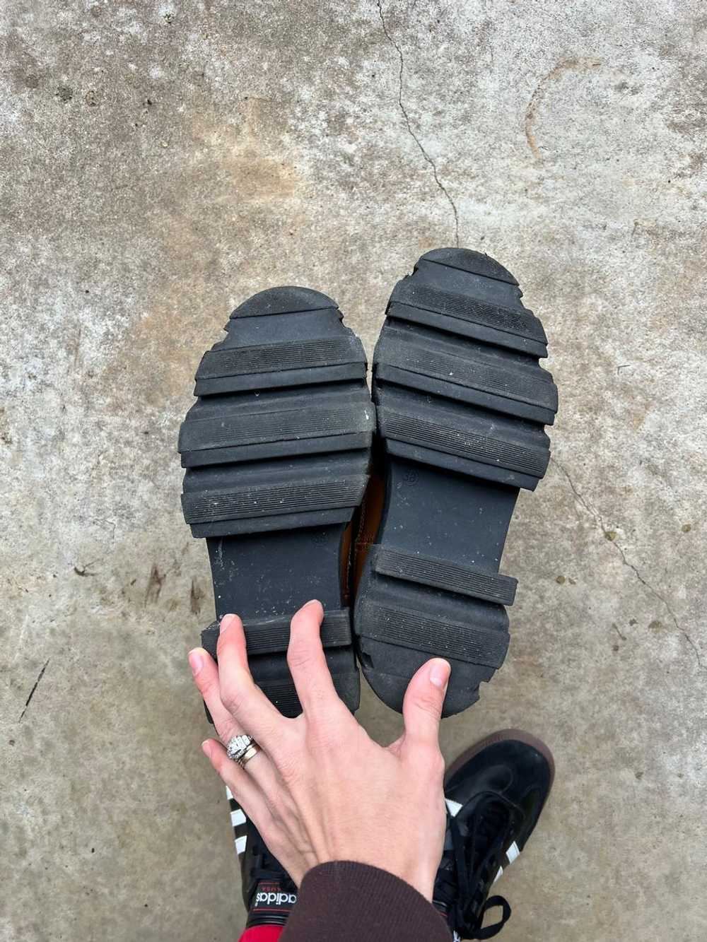 GANNI Paneled Leather Chelsea Boots (38) | Used,… - image 4