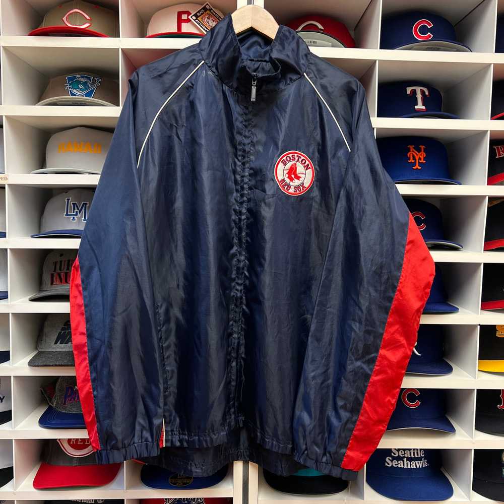 Vintage Boston Red Sox Windbreaker Jacket XL - image 2