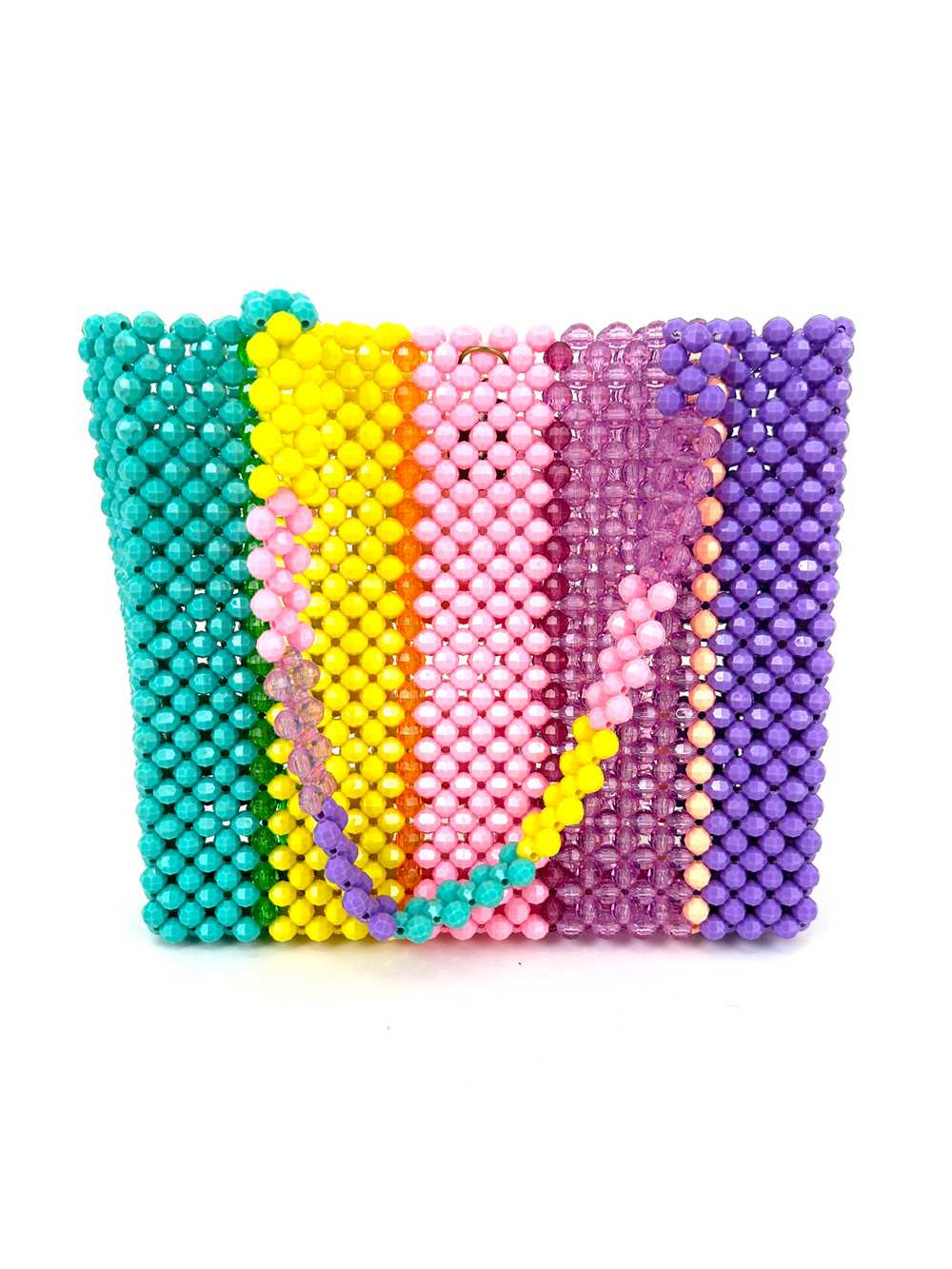 Susan Alexandra Beaded Rainbow Bag - image 3