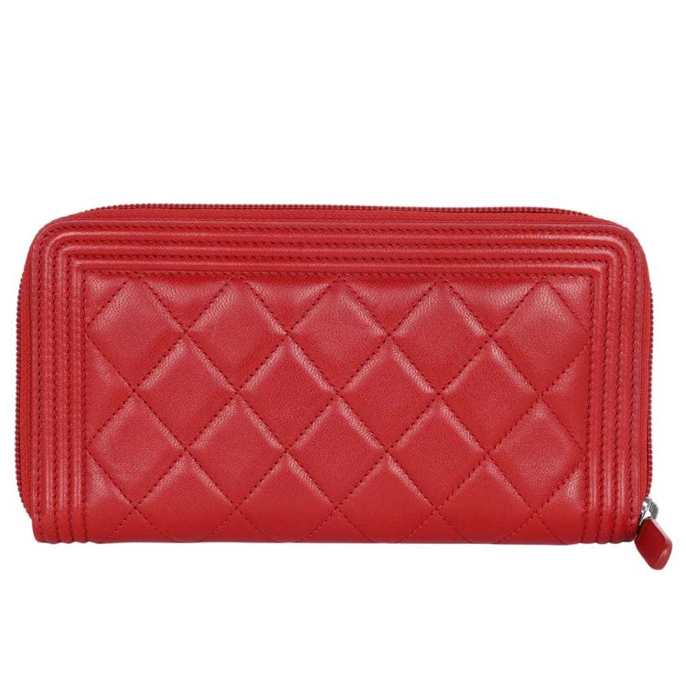 Chanel Boy leather card wallet - image 2