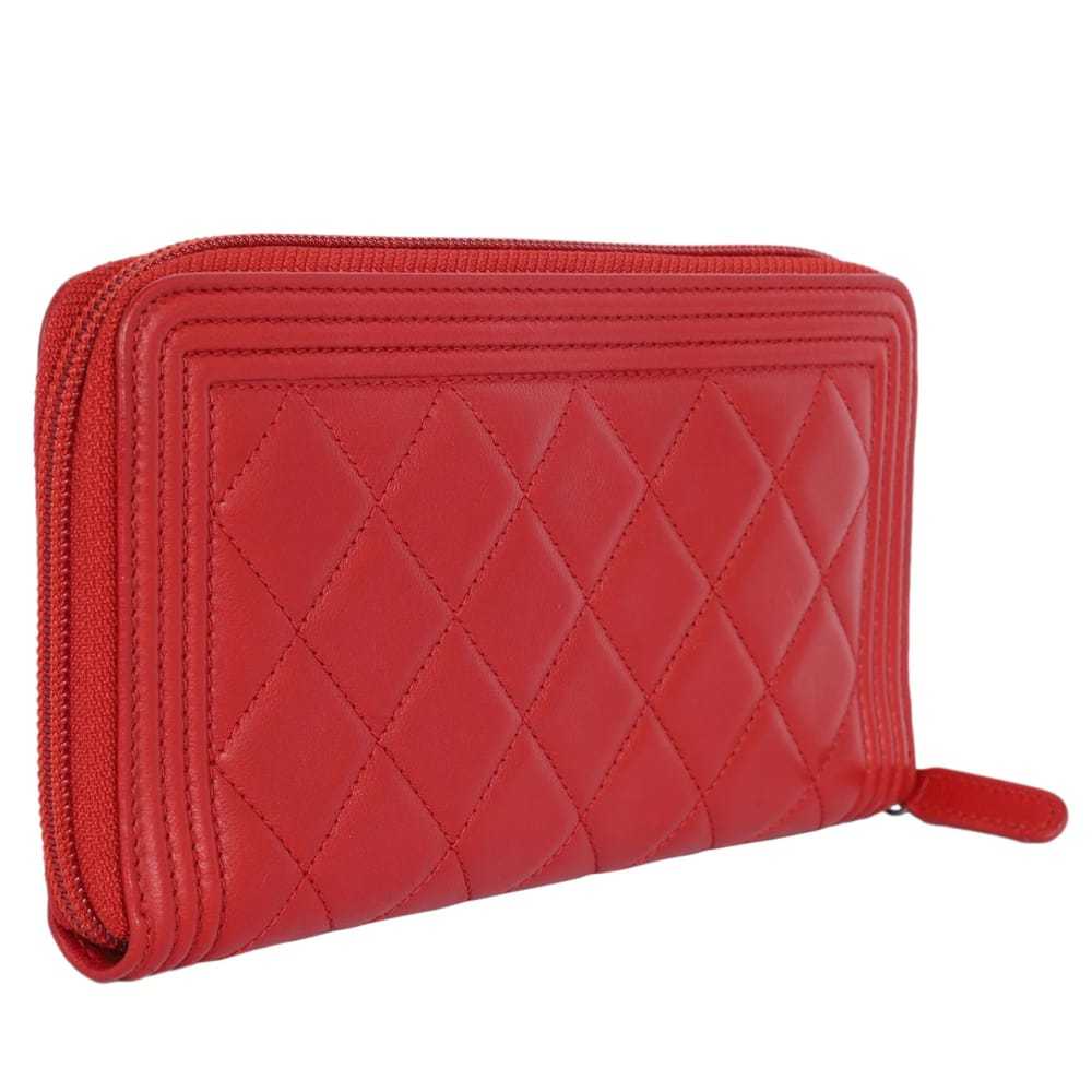 Chanel Boy leather card wallet - image 6