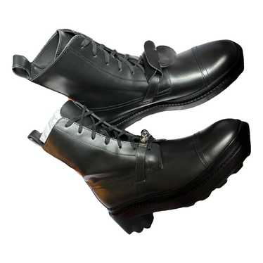 Hermès Leather biker boots - image 1