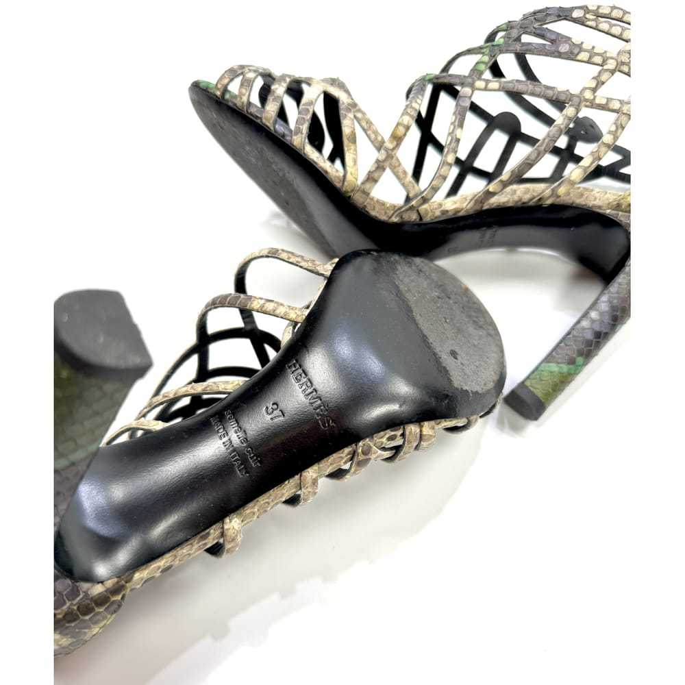 Hermès Python heels - image 6