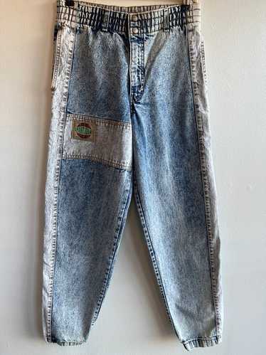 Vintage 1980's Levis “Sport Jeans” Acid Wash Denim