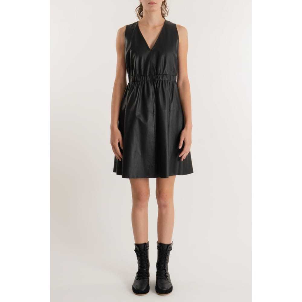 Max Mara Leather mid-length dress - image 2