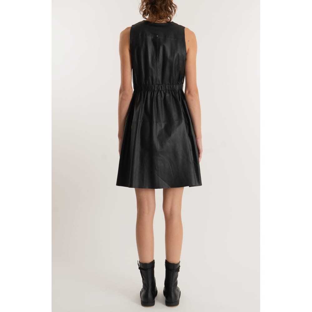 Max Mara Leather mid-length dress - image 3